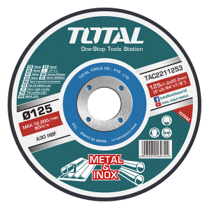Abrasive metal cutting disc