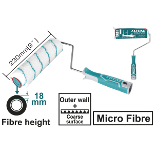 9" Cylinder brush (Outer wall) Micro Fibre