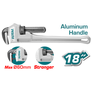 18" Aluminum Handle Pipe Wrench