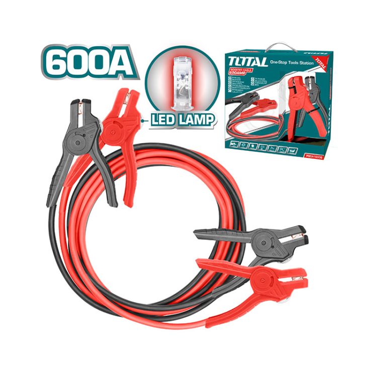600AMP Booster cable with lamp